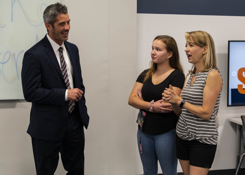 Hoffman Estates High School Principal Josh Schumacher