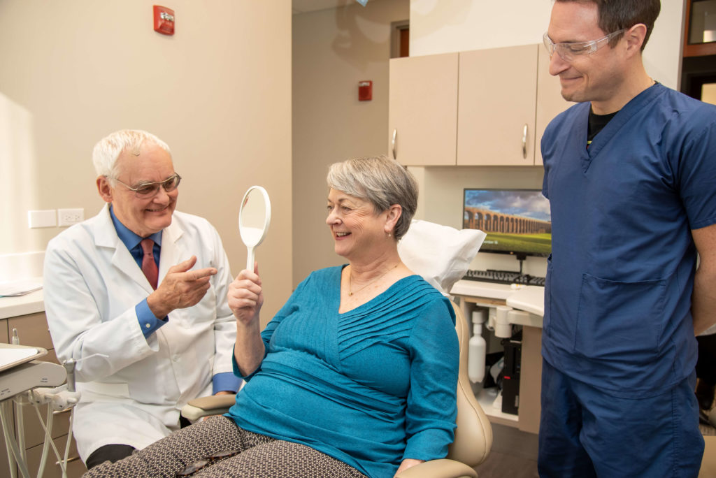 Dental implants Bartlett patient