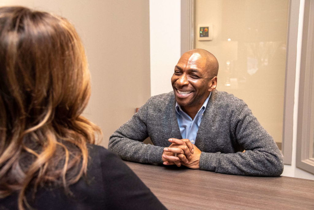 Patient at EON Clinics Dental Implants in Hoffman Estates